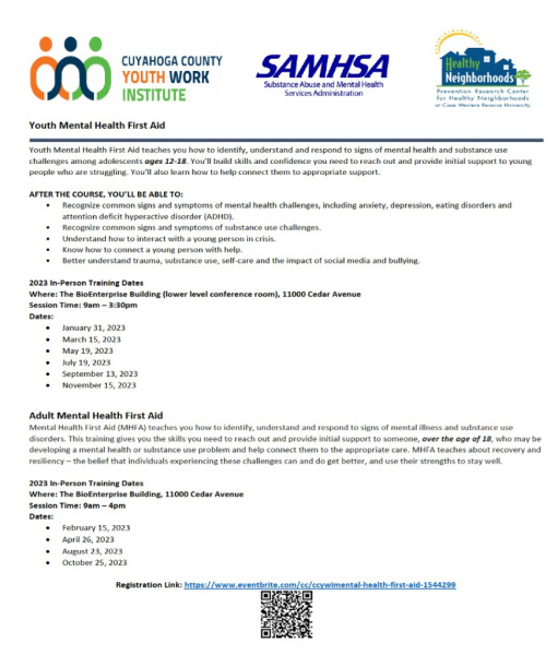 Adult and Pediatric First Aid/CPR/AED - Review Course (April 24th: 9am- 12pm )